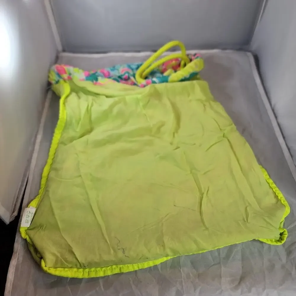 Lilly Pulitzer Cinch Drawstring Beach Sports Yoga Gym Bag Backpack